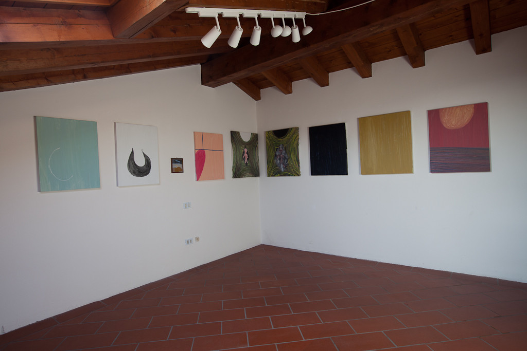 L'ansia della prestazione mi butta giù, exhibition view, 2011