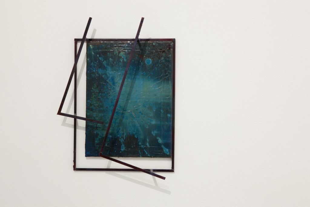 Max Frintrop, Beta, olio e lacca su tela, legno, 60x40x10cm, 2013